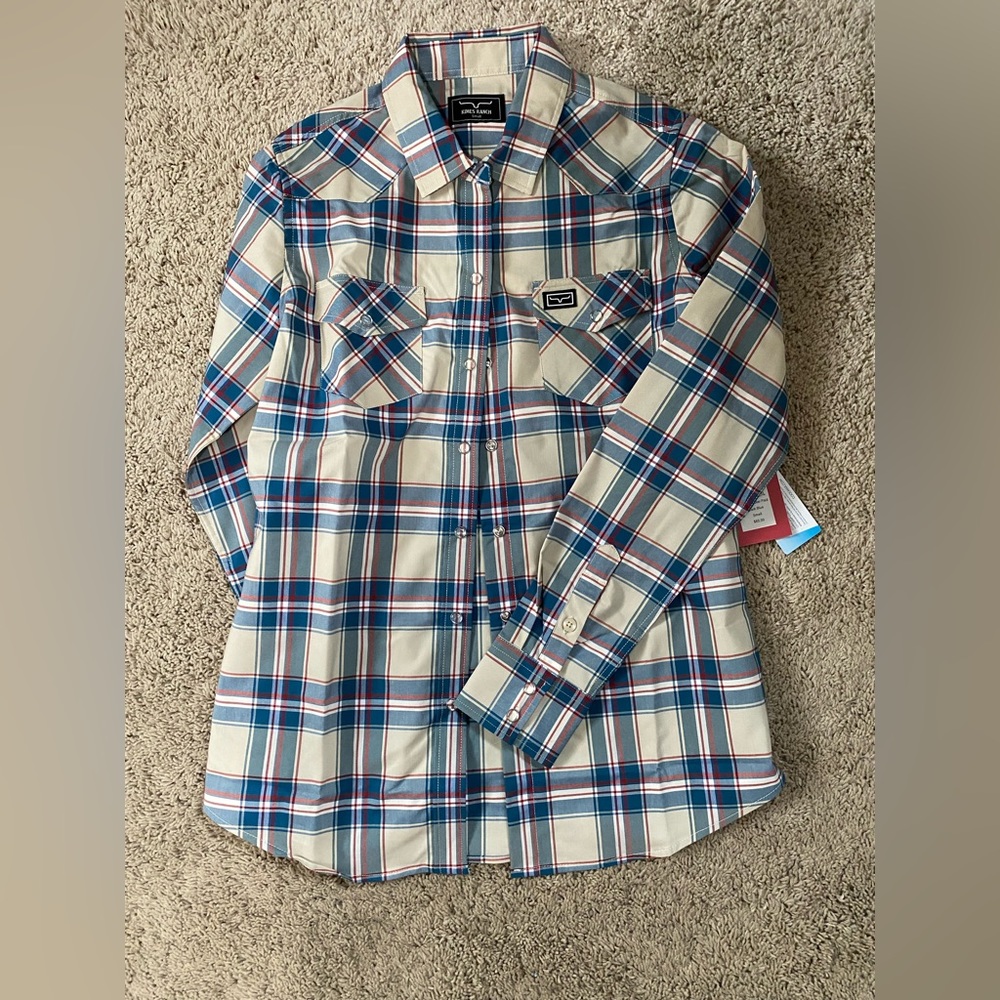 Kimes Ranch long sleeve performance flannel size small
